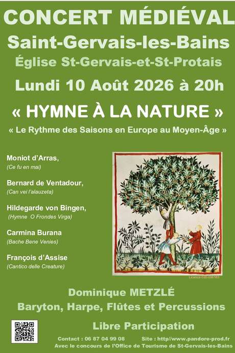 Concert médiéval ''Hymne à la Nature''
