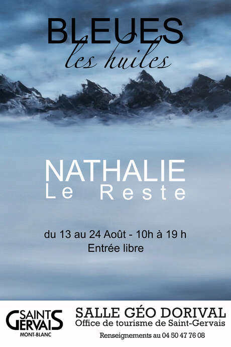 Exposition - Bleues, les huiles Exposition - Bleues, les huiles