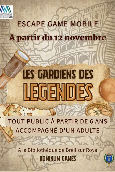 L'escape game mobile : les gardiens des légendes