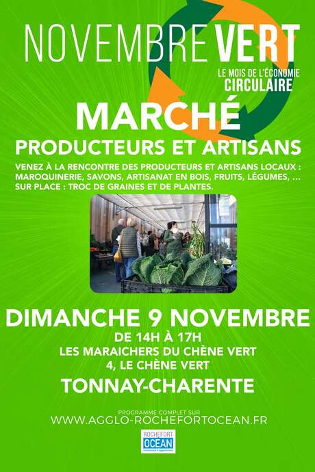 Marché : Artisans et producteurs