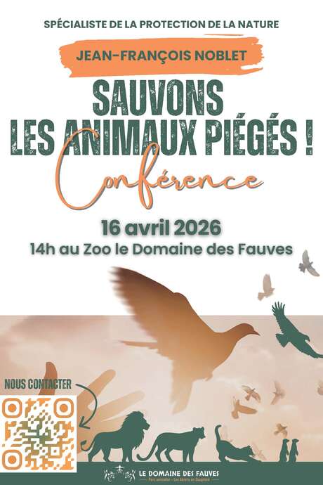 Conférence Sauvons les animaux piégés !