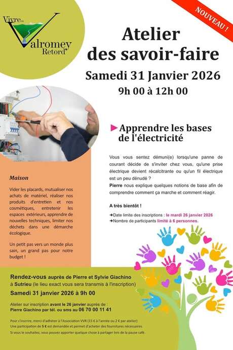 Atelier des savoir-faire : apprendre les bases de l'électricité