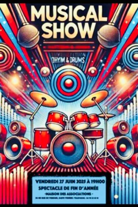 Spectacle de fin d'année Rhythm & Drums