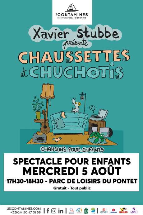 Concert pour enfants : "Chaussettes et chuchotis" par Xavier Stubbe