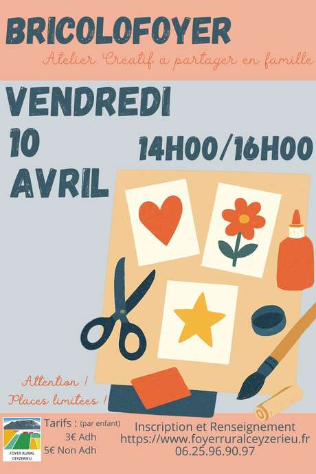 Atelier créatif à partager en famille : BricolOfoyer