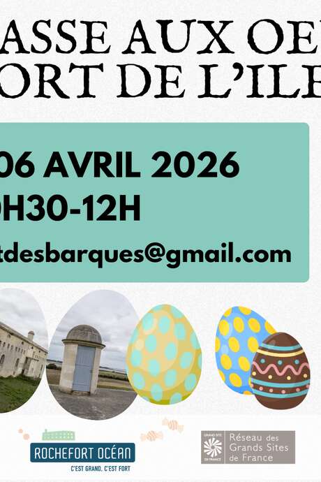 Eiersuche im Fort de l'Ile Madame