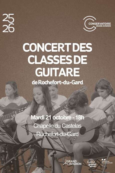 Concert des classes de guitare