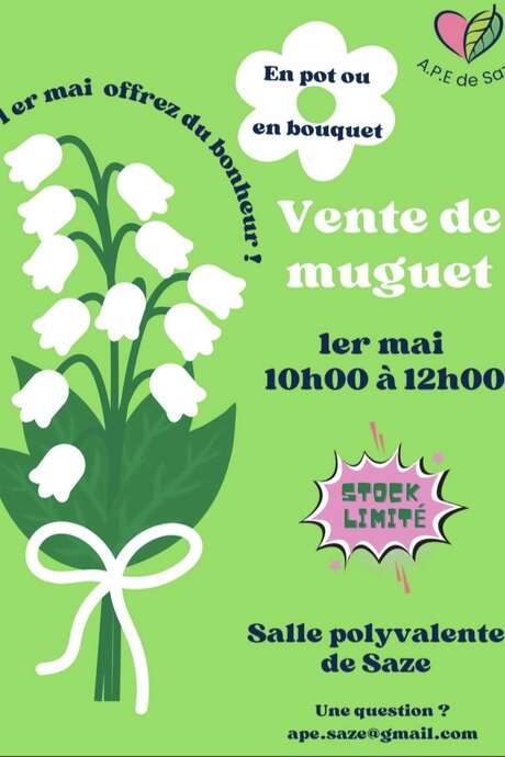 Vente de muguet