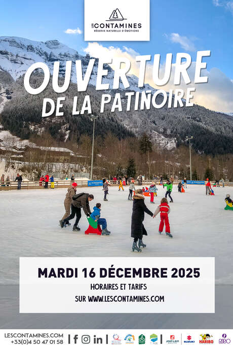 Ouverture officielle de la patinoire