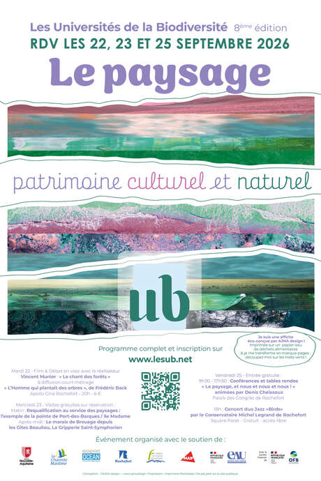 Les Universités de la biodiversité sur le thème "le paysage, patrimoine culturel et naturel"
