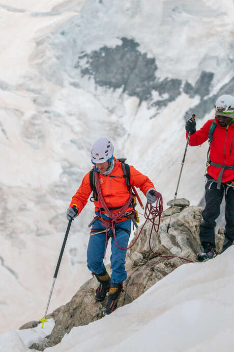 Besteigung des Roche Faurio, 3730 m