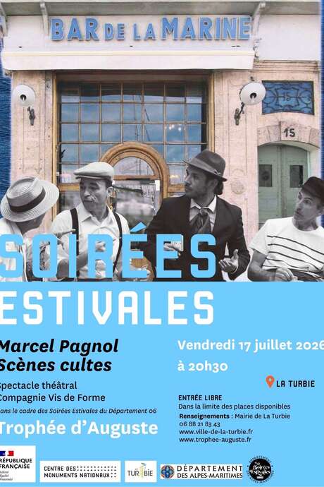 Soirées Estivales : Scènes cultes de Pagnol