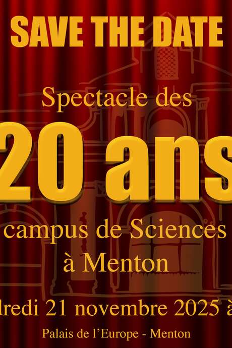 Spectacle artistique à l'occasion des 20 ans de Sciences Po à Menton