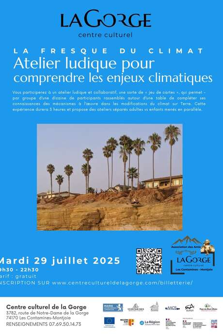 Atelier Fresque du Climat au Centre Culturel de la Gorge