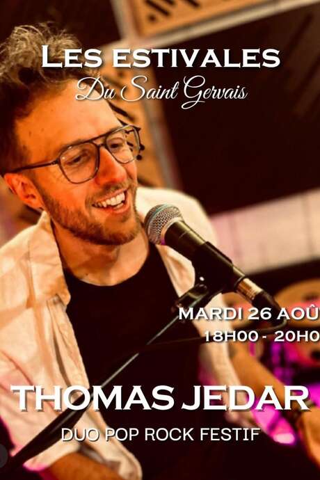 Les Estivales du Saint-Gervais - Concert Thomas Jedar