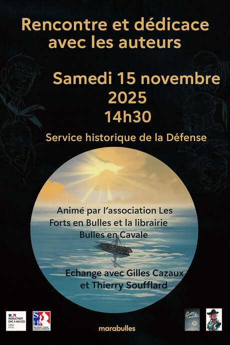 Meet and greet with the authors of the album: L'oubliée du Radeau de la Méduse (The Forgotten Woman of the Raft of the Medusa)