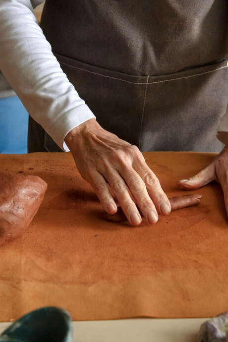 Atelier de céramique : un écrin pour les plantes locales