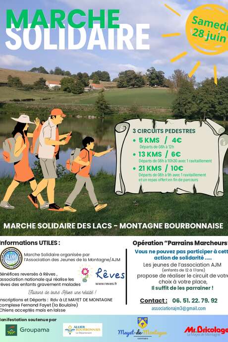 Marche solidaire des lacs