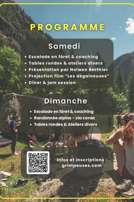 GRIMPEUSES : L'ÉVÉNEMENT D'ESCALADE AU FÉMININ
