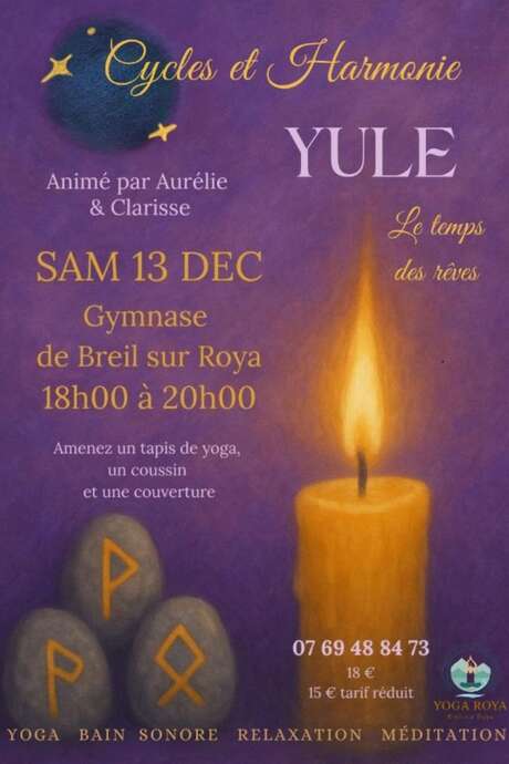 ANNULE : Atelier Cycles et harmonie : Yule
