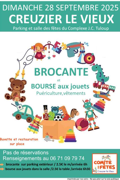 Brocante et bourse aux jouets