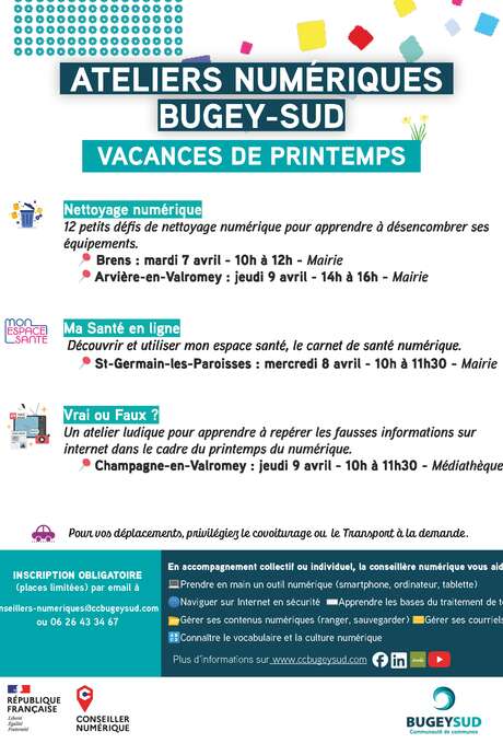 Atelier numérique : Ma santé en ligne