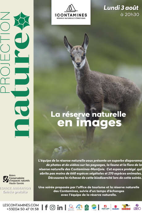 Projection nature " La réserve naturelle en images" suivi d'échanges avec la réserve naturelle