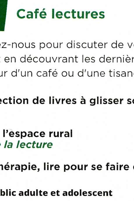 Café lectures