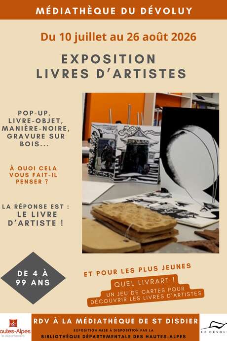 Exposition de livres d'artistes