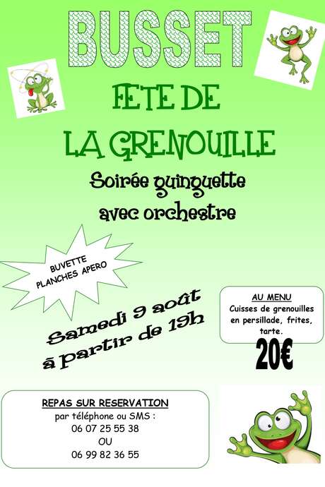 1ère fête de la grenouille