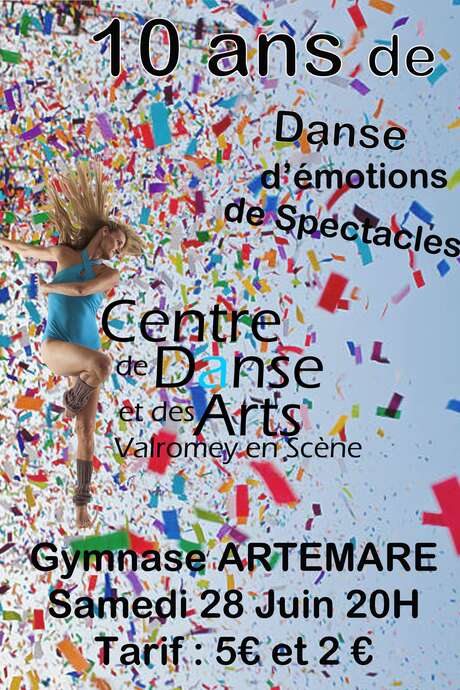 Spectacle de danse "10 ans de danse, d'émotions et de spectacles"