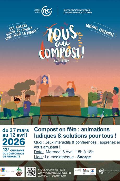 Tous au compost ! 13 éd. : Compost en fête, animations ludiques