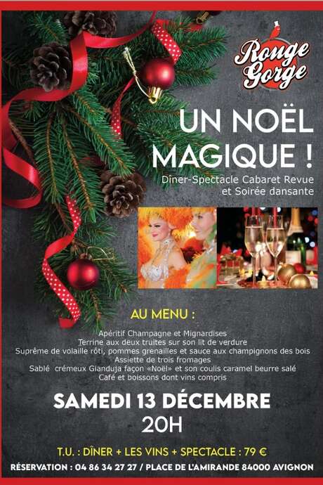 Un magico Natale: cena e spettacolo di cabaret