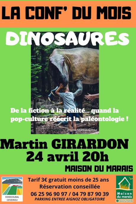 La Conf' du mois : dinosaures