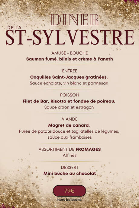 Repas de la Saint-Sylvestre - Auberge de la Paillère