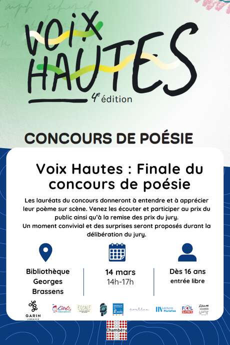 Voix Hautes-Finale du concours de poésie