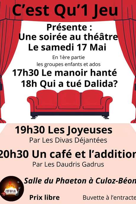 Theatre evening in Culoz