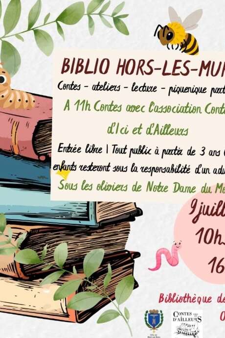 Biblio hors les murs : Prendre l'air ! Lecture hors les murs avec le Cie Contes d'ici et d'ailleurs