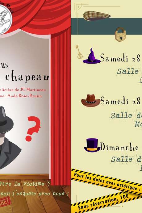 Théâtre : La cervelle est sous le chapeau