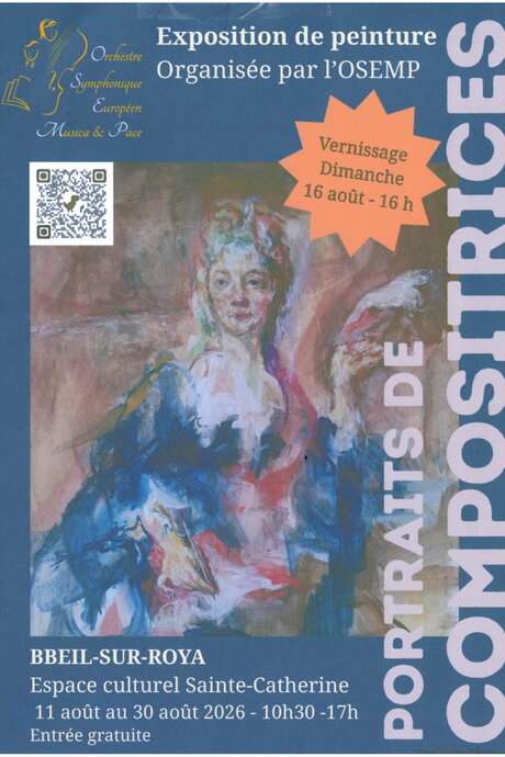 Exposition de peinture : Portraits de compositrices