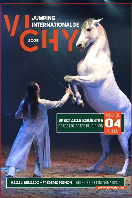 Spectacle équestre Magali Delgado et Frédéric Pignon