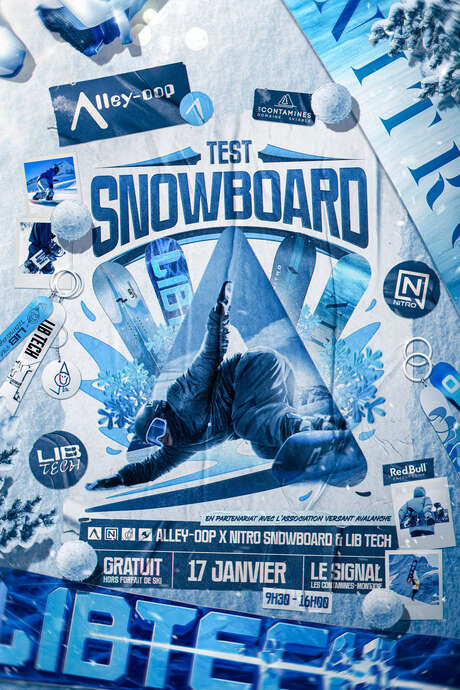 Nitro snowboard & Lib Tech x Alley Oop