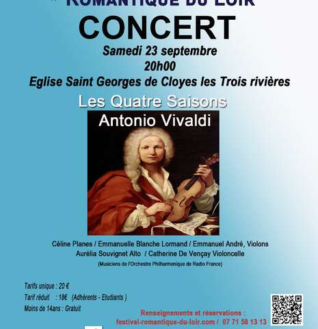 Concert Les Quatre Saisons - Festival romantique du Loir