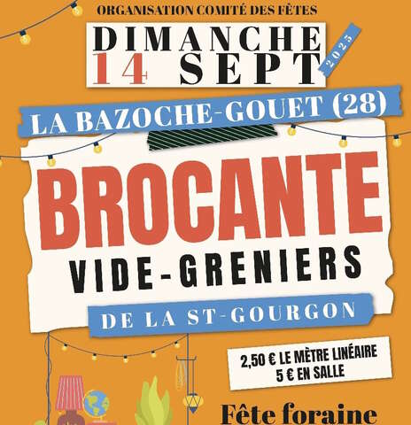 Brocante et vide-grenier de la Saint Gourgon