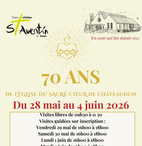 Visites et exposition à l'église du Sacré-Coeur de Châteaudun