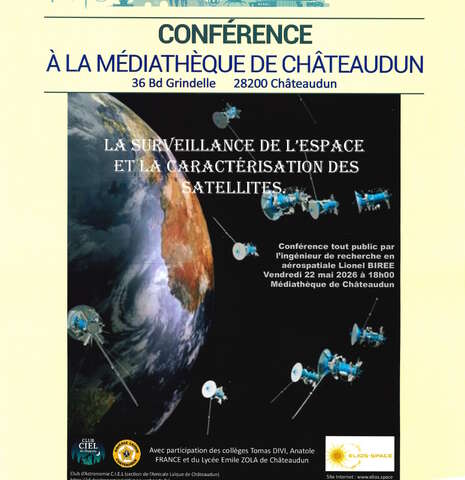 Conférence - La Surveillance de l'Espace et la Caractérisation des Satellites