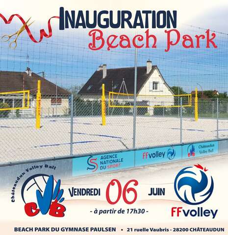 Inauguration des terrains de Beach Volley