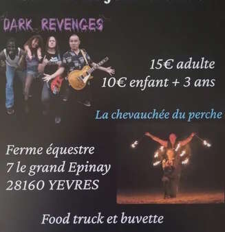 Concert pop-rock et spectacle de feu