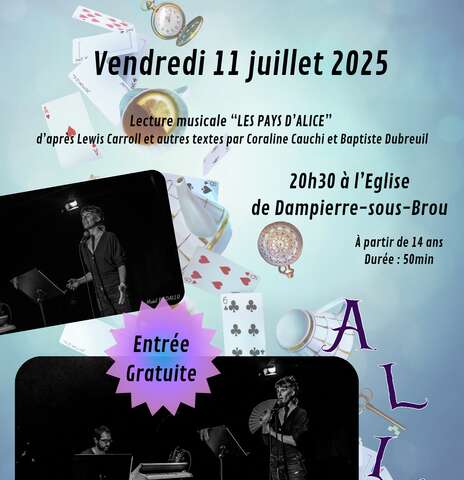 Lecture musicale - "Les Pays d'Alice"