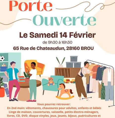 Portes ouvertes à la boutique du Secours Populaire